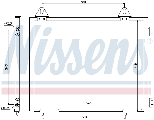 Nissens Airco condensor 94327