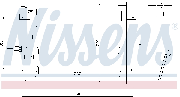 Airco condensor Nissens 94335