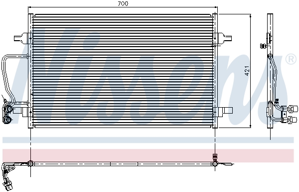 Nissens Airco condensor 94345