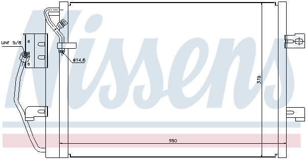 Nissens Airco condensor 94373