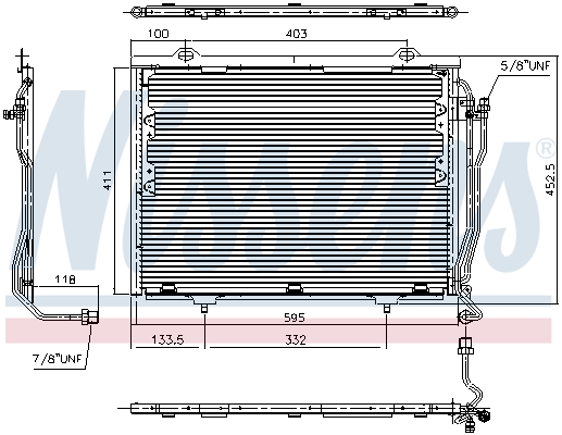Nissens Airco condensor 94376