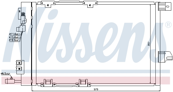 Nissens Airco condensor 94384