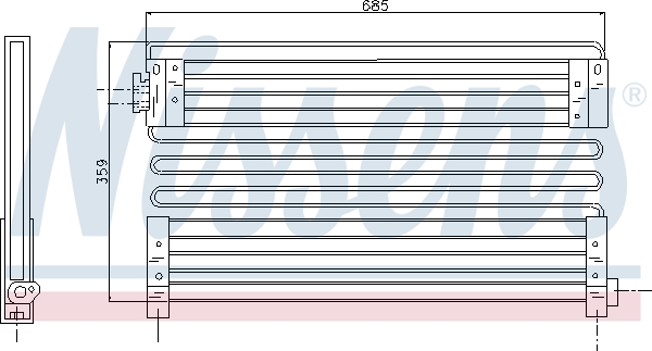 Nissens Airco condensor 94388
