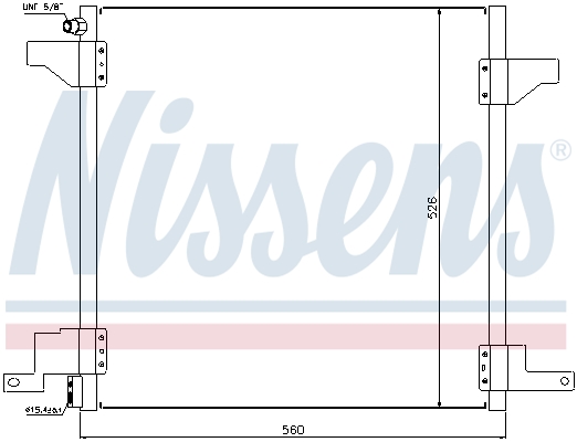 Nissens Airco condensor 94390