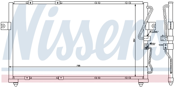 Nissens Airco condensor 94418
