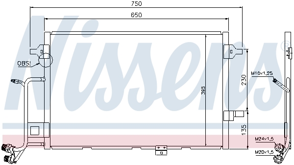 Nissens Airco condensor 94430