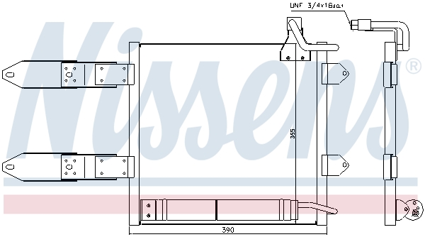Nissens Airco condensor 94443