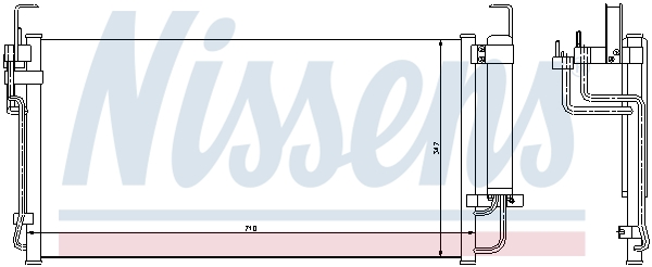 Nissens Airco condensor 94449