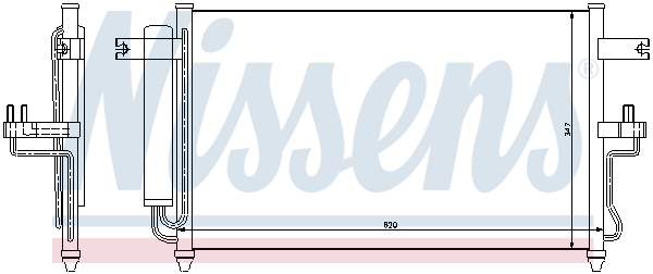 Nissens Airco condensor 94453