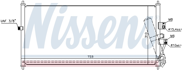 Nissens Airco condensor 94521