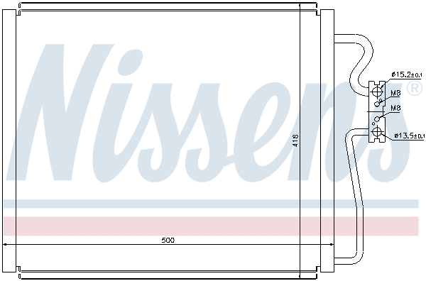 Nissens Airco condensor 94528