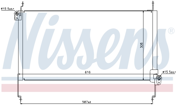 Airco condensor Nissens 94531