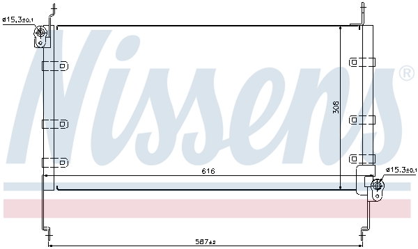 Airco condensor Nissens 94532