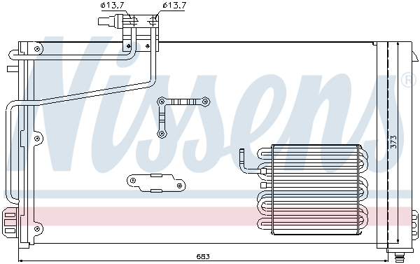 Nissens Airco condensor 94545