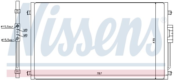 Nissens Airco condensor 94557