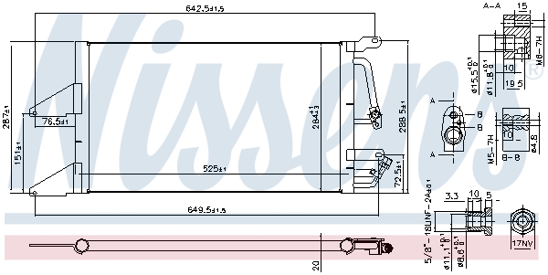 Nissens Airco condensor 94565