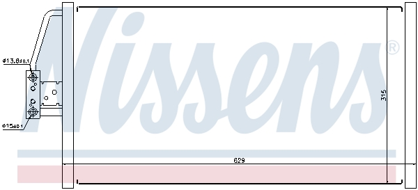 Nissens Airco condensor 94579