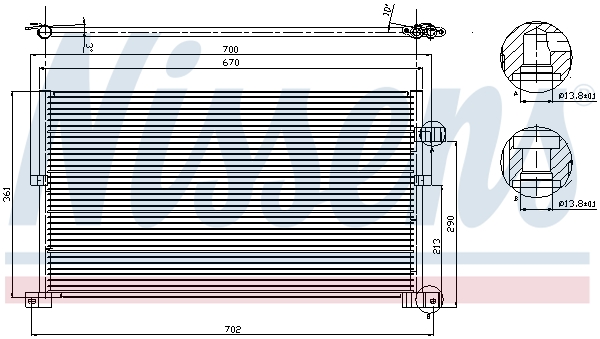 Nissens Airco condensor 94586