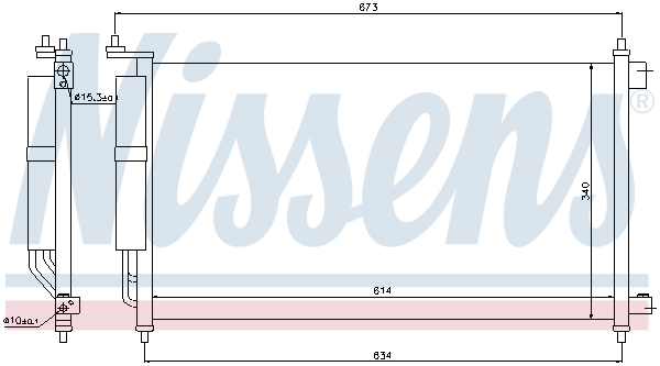 Nissens Airco condensor 94621