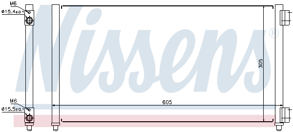 Nissens Airco condensor 94633