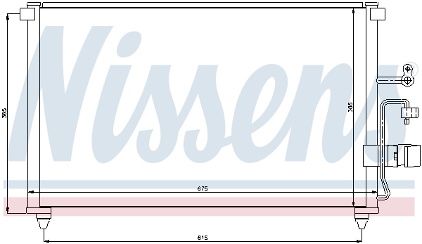 Nissens Airco condensor 94639