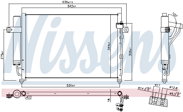Nissens Airco condensor 94646