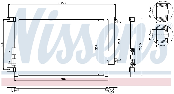 Nissens Airco condensor 94746