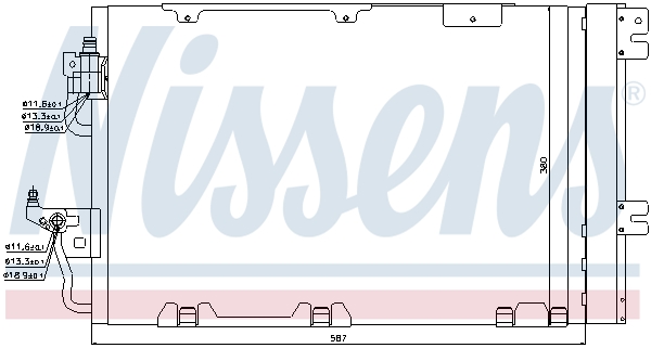 Nissens Airco condensor 94809