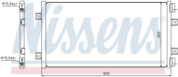Nissens Airco condensor 94811