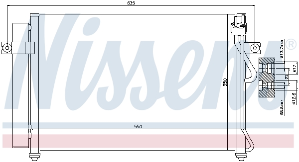 Nissens Airco condensor 94815
