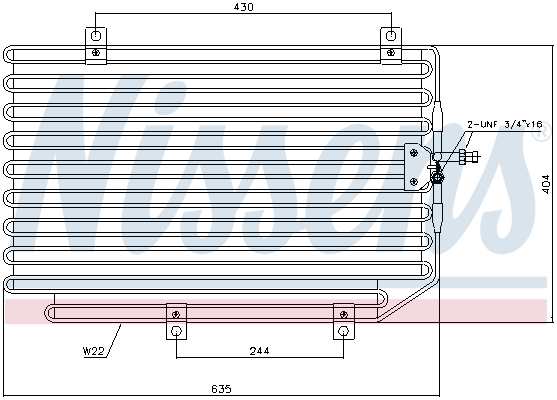 Nissens Airco condensor 94816