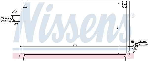 Nissens Airco condensor 94841