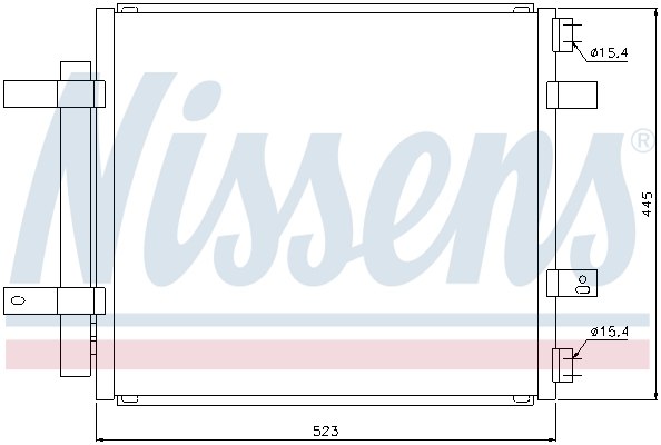 Airco condensor Nissens 94866