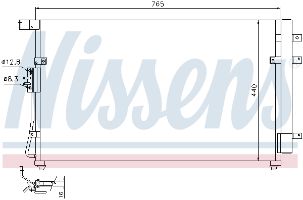 Nissens Airco condensor 94868