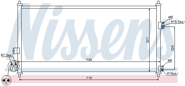Nissens Airco condensor 94889