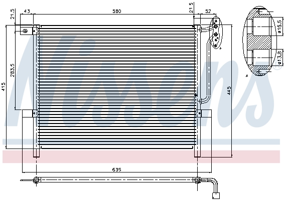 Airco condensor Nissens 94894