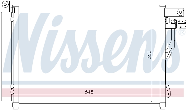 Nissens Airco condensor 94895