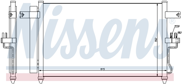 Nissens Airco condensor 94904