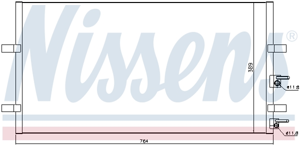 Nissens Airco condensor 94915