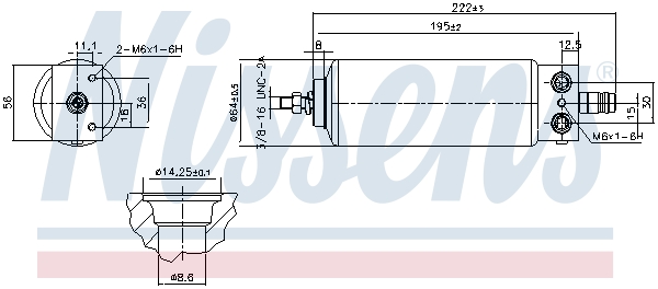 Nissens Airco droger/filter 95039