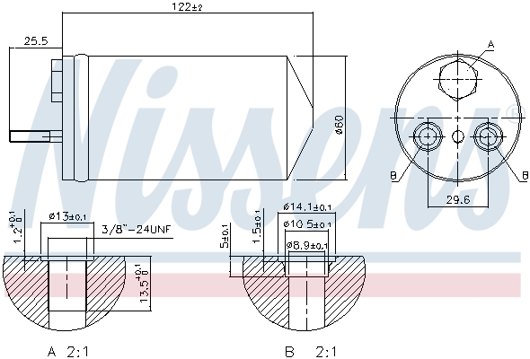 Nissens Airco droger/filter 95138
