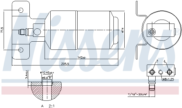 Nissens Airco droger/filter 95169