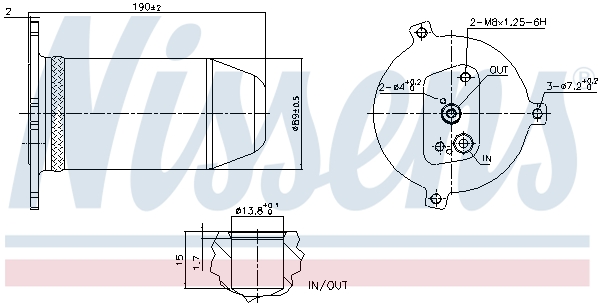 Nissens Airco droger/filter 95174