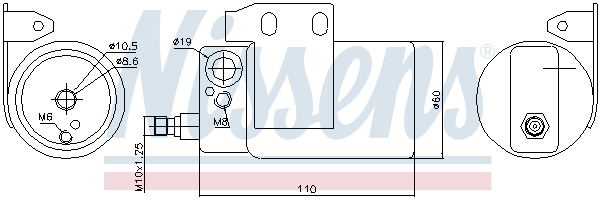 Nissens Airco droger/filter 95185
