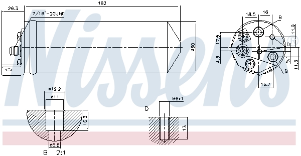 Nissens Airco droger/filter 95240