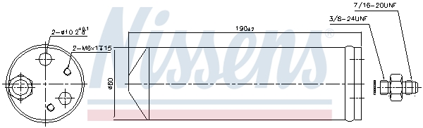 Nissens Airco droger/filter 95323
