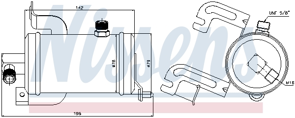 Nissens Airco droger/filter 95474