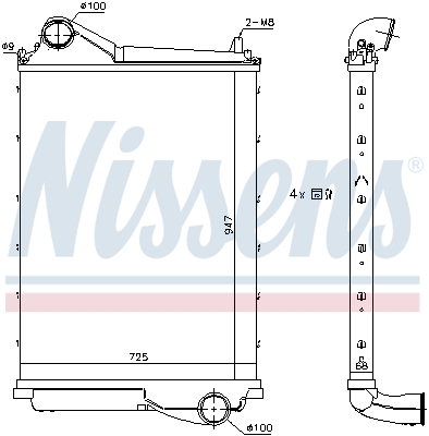 Interkoeler Nissens 961185