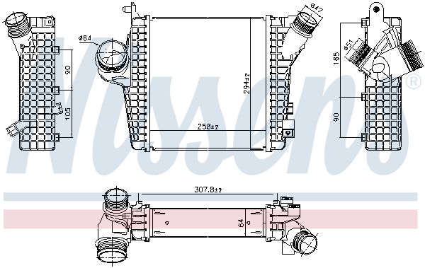 Interkoeler Nissens 961305