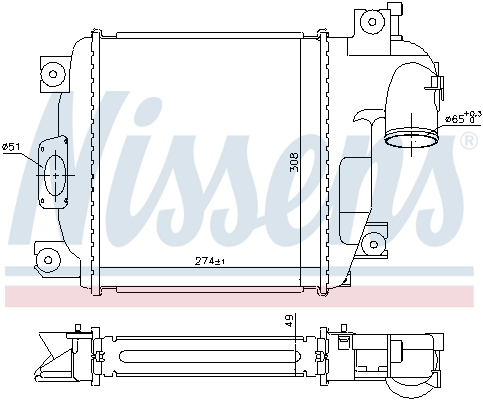 Nissens Interkoeler 961424
